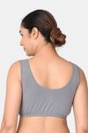 Morph Non Padded Non Wired Full Coverage Maternity / Nursing Bra (Pack Of 3) - Grey — thumbnail 3