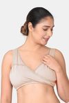 Morph Non Padded Non Wired Full Coverage Maternity / Nursing Bra (Pack Of 3) - Skin — thumbnail 1