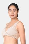 Morph Non Padded Non Wired Full Coverage Maternity / Nursing Bra (Pack Of 3) - Skin — thumbnail 2