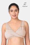 Morph Non Padded Non Wired Full Coverage Maternity / Nursing Bra (Pack Of 3) - Skin — thumbnail 4