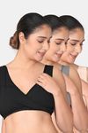 Morph Non Padded Non Wired Full Coverage Maternity / Nursing Bra (Pack Of 3) - Multicolor — thumbnail 1