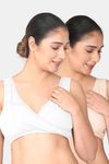 Morph Non Padded Non Wired Full Coverage Maternity / Nursing Bra (Pack of 2) - Multicolor — thumbnail 1