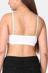 Adira Single Layered Non Wired Full Coverage Cami Bra - White Skin — thumbnail 7