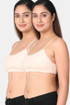 Adira Single Layered Non Wired Full Coverage Cami Bra - Skin Skin — thumbnail 1
