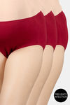 Morph High Rise Full Coverage Maternity Hipster Panty (Pack of 3) - Skin — thumbnail 1