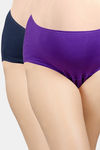 Morph High Rise Full Coverage Maternity Hipster Panty (Pack of 2) - Magenta Blue — thumbnail 1