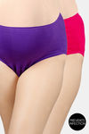 Morph High Rise Full Coverage Maternity Hipster Panty (Pack of 2) - Magenta Pink — thumbnail 1