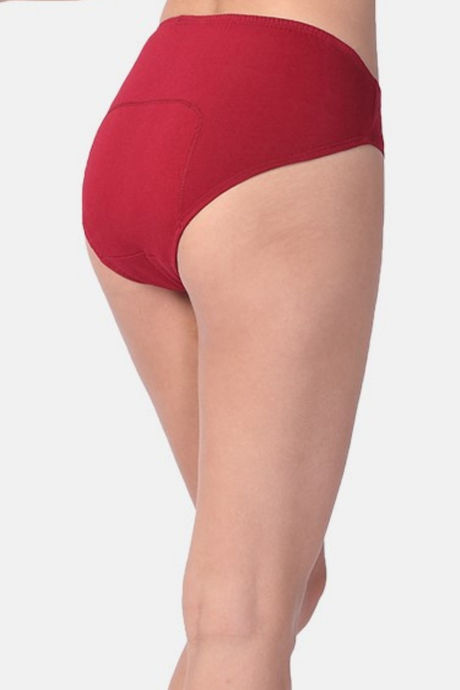 Adira Medium Rise Three-Fourth Coverage Hipster Period Panty (Pack of 3) - Multicolor — image 5