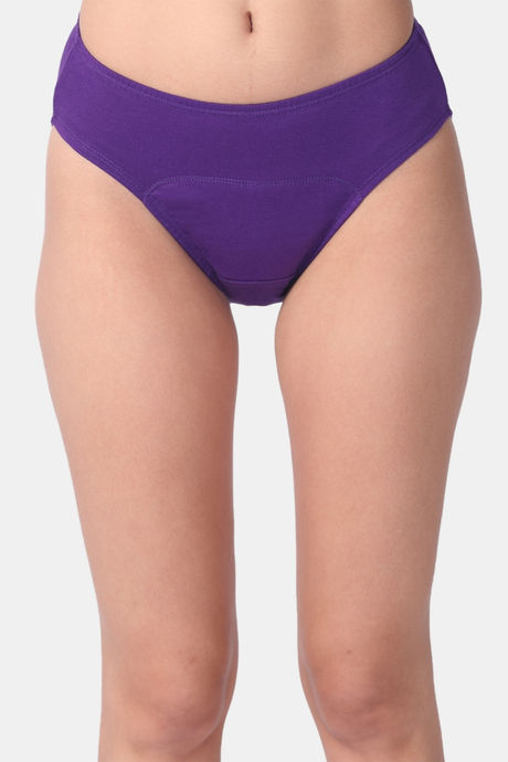 Adira Medium Rise Three-Fourth Coverage Hipster Period Panty (Pack of 3) - Multicolor — image 4