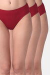Adira Medium Rise Three-Fourth Coverage Hipster Period Panty (Pack of 3) - Multicolor — thumbnail 1