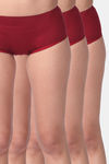 Adira Medium Rise Full Coverage Boyshort Period Panty (Pack of 3) - Multicolor — thumbnail 1