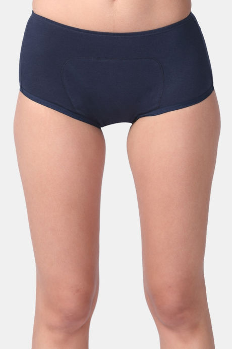 Adira Medium Rise Full Coverage Boyshort Period Panty (Pack of 3) - Multicolor — image 2
