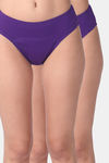 Adira Medium Rise Three-Fourth Coverage Hipster Period Panty (Pack of 2) - Magenta — thumbnail 1