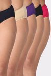 Adira High Rise Three-Fourth Coverage Hipster Panty (Pack of 5) - Multicolor — thumbnail 1