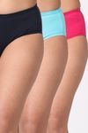 Adira High Rise Three-Fourth Coverage Hipster Panty (Pack of 3) - Multicolor — thumbnail 1