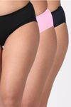 Adira Medium Rise Three-Fourth Coverage Hipster Panty (Pack of 3) - Multicolor — thumbnail 1