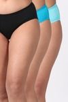Adira Medium Rise Three-Fourth Coverage Hipster Panty (Pack of 3) - Multicolor — thumbnail 1