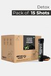 Akiva Activated Charcoal Health Shots with Aloe Vera for Detox and Digestion (40 ML Each - Pack of 15) - Grey — thumbnail 1