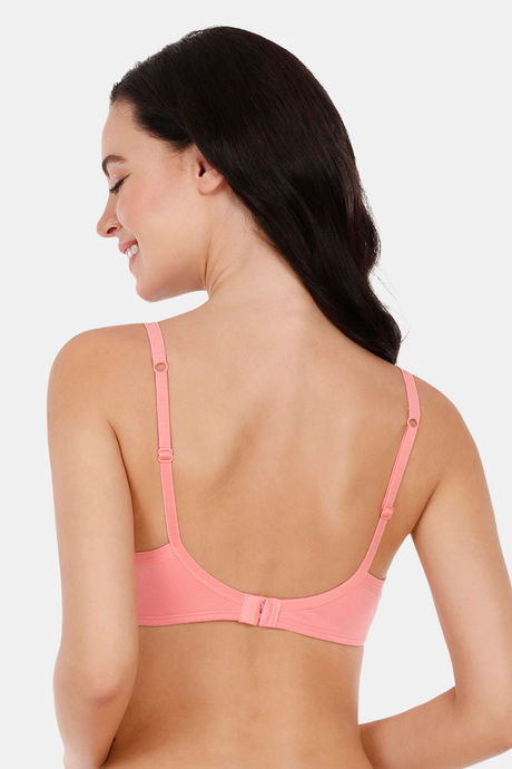 

Amante Lace Neckline Padded Wirefree Bra Salmon Rose, Pinks