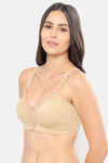Amante Padded Non Wired Full Coverage T-Shirt Bra - Sandalwood — thumbnail 2