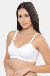 Amante Padded Non Wired Full Coverage T-Shirt Bra - White — thumbnail 2