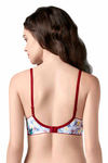 Amante Lightly Padded Floral Print Wirefree Bra- Multicolour — thumbnail 2