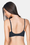 Amante Super Smooth Padded Wired Full Coverage T-Shirt Bra - Black — thumbnail 2
