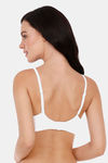 Amante Super Smooth Padded Wired Full Coverage T-Shirt Bra - White — thumbnail 2