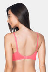 Amante Padded Non Wired Medium Coverage T-Shirt Bra - Sunkist Coral — thumbnail 2