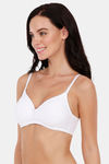Amante Padded Non Wired Medium Coverage T-Shirt Bra - White — thumbnail 2