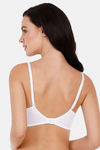 Amante Padded Non Wired Medium Coverage T-Shirt Bra - White — thumbnail 3
