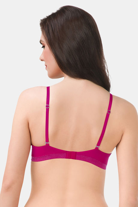 

Amante Glitter Radiance Padded Underwired Bra Cerise Pink, Pinks