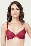 Amante Underwired Padded Bra- Red — thumbnail 1
