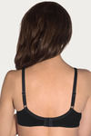 Amante Single Layered Wirefree Bra- Black — thumbnail 2