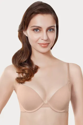 Amante Gentle Lift Push Up Bra- Skin - THE DEAL APP  Get Best Deals,  Discounts, Offers, Coupons for Shopping in India