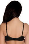 Amante Padded Wired Bra - Black — thumbnail 2