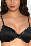 Amante Padded Wired Bra - Black — thumbnail 3