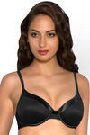 Amante Padded Wired Bra - Black — thumbnail 4