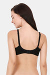 Amante Single Layered Underwired Bra- Black — thumbnail 2