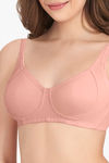 Amante Double Layered Non Wired Full Coverage Super Support Bra - Impatiens Pink — thumbnail 4
