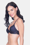 Amante Padded Wired Full Coverage T-Shirt Bra - Midnight — thumbnail 3