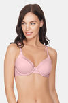 Amante Padded Wired Full Coverage T-Shirt Bra - Dawn Pink — thumbnail 1