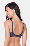 Amante Padded Wired Full Coverage T-Shirt Bra - Grey — thumbnail 2