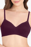 Amante Padded Non Wired Full Coverage T-Shirt Bra - Potent Purple — thumbnail 4