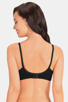 Amante Padded Wired Full Coverage T-Shirt Bra - Black — thumbnail 2