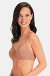 Amante Padded Wired Full Coverage T-Shirt Bra - Sandalwood — thumbnail 3