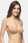 Amante Carefree Casuals Padded Non Wired Full Coverage T-Shirt Bra - Sandalwood — thumbnail 2