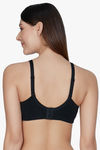 Amante Double Layered Non Wired Full Coverage T-Shirt Bra - Black — thumbnail 2