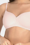 Amante Stay Cool Padded Non Wired Full Coverage T-Shirt Bra - Rosewater — thumbnail 4