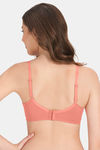 Amante All Day Elegance Double Layered Non Wired Full Coverage Super Support Bra - Canyon Clay — thumbnail 2